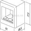 Modul kutija nadžbukna Cubo IP20 2M - Slika 2