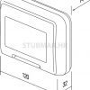 Modul kutija s poklopcem Cubo IP55 3M - Slika 2