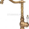 Rustic slavina za sudoper bronze