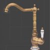 Rustic slavina za sudoper bronze - Slika 2