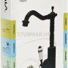 Rustic slavina za sudoper crna - Slika 3