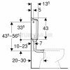 Nadžbukni vodokotlić duo AP116plus, 6L - Slika 2