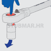 Račna dvosmjerna, zglobna, prihvat 1/2" 190.1/1FBI - Slika 4