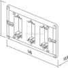 Modul nosač za kupaonski indikator 4M