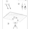 SALGADO stropna lampa - Slika 5
