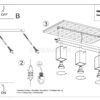 MERIDA stropna lampa - Slika 5