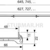 Drainline umetak za keramičke pločice "plate" - Slika 2