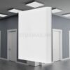 Stropna svjetiljka 20W 4000K 1980lm 260x260x65mm IP44 kvadratna - Slika 2