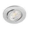 Braytron Stropna svjetiljka 7W 3/1 630lm fi85 IP20 ugradbena okrugla SPOT srebrna  - BD02-00783