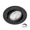 Braytron Stropna svjetiljka 7W 3/1 630lm fi85 IP20 ugradbena okrugla SPOT crna dimabilna  - BD02-60781