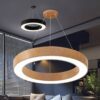 Visilica 36W 3/1 3680lm fi450 IP20 okrugla imitacija drva - Slika 2