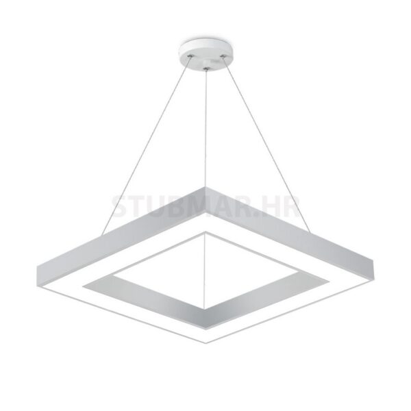 Braytron Visilica 38W 3/1 3680lm 450x450mm IP20 kvadratna bijela  - BH16-07180