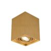 Braytron Kućište za GU10 žarulju max 35W 80x100x80mm IP20 kvadratno zlatno  - BH04-00316