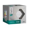 Zidna svjetiljka 15W 3000K 1450lm 160x160mm IP65 kvadratna crna - Slika 6