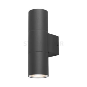 Braytron Zidna svjetiljka 2xGU10 max 2x35W 60x90x200mm IP44 crna  - BG32-00322
