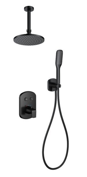 Armal Beril podžbukni tuš set termostatski - crni