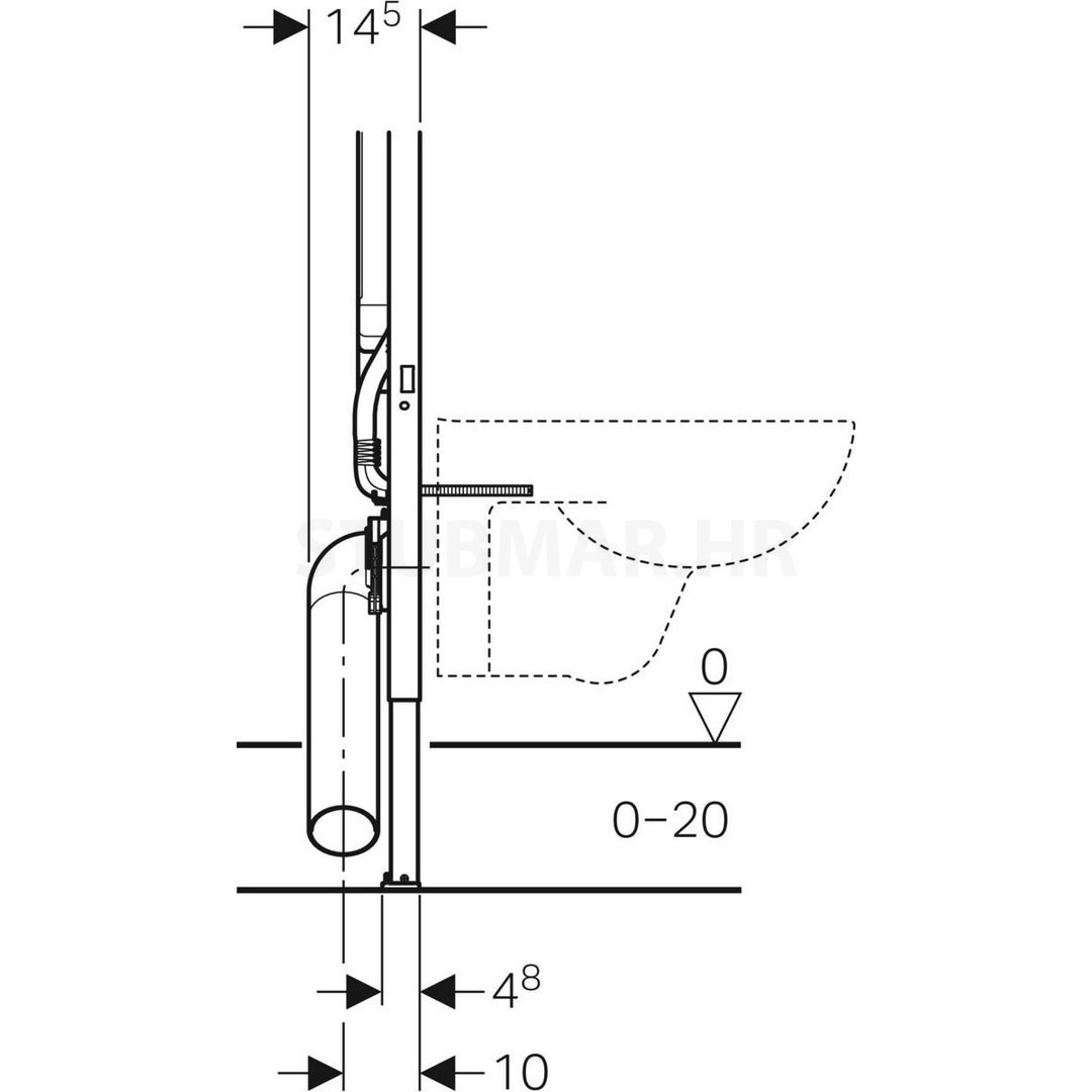 Sigma 01 paket vodokotlić 8cm, Orion školjka 49cm s daskom - Slika 6