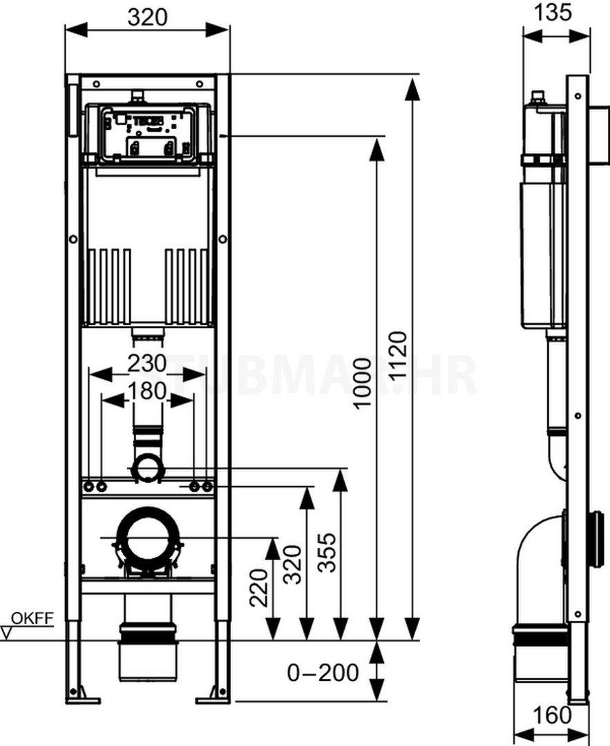 Base paket vodokotlić 32cm, Orion školjka 49cm s daskom - Slika 3
