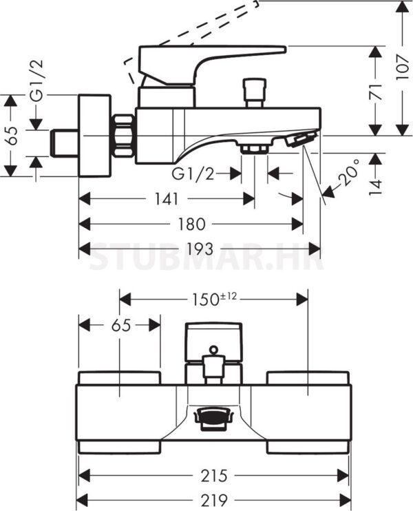 brušeni crni krom  - 32540340