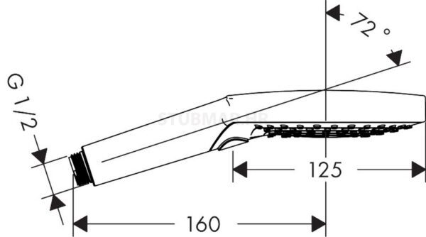 brušeni crni krom  - 26530340