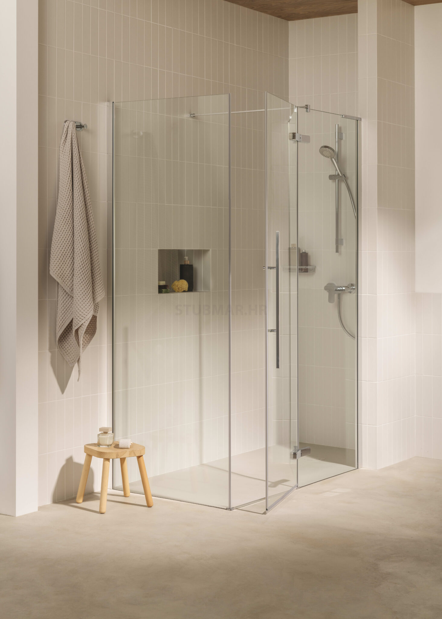 Cala slavina za tuš kadu, krom - Slika 3