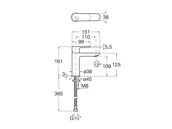 bijela mat  - A5A326EB00
