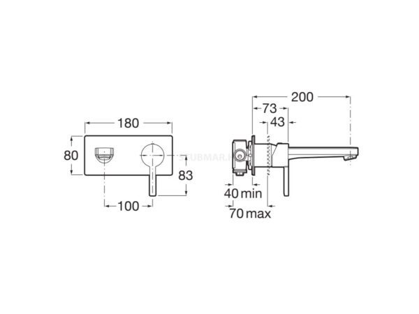 titanium black brushed  - A5A3596NM0