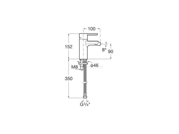 titanium black brushed  - A5A6A96NM0