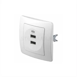 Ekonomik utičnica USB punjač 5V 2,4A bijela