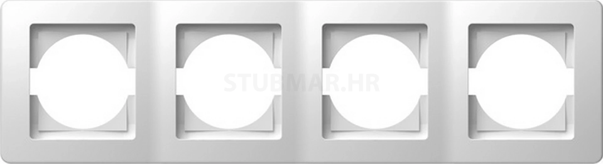 Okvir 4 vodoravni TEM Ekonomik Bijela