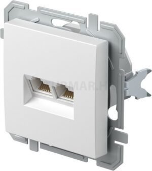 TEM Logiq utičnica za internet CAT5e KS 2x RJ45
