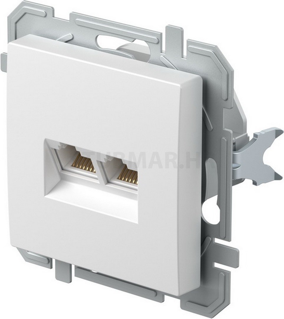 TEM Logiq utičnica za internet CAT6s KS 2x RJ45