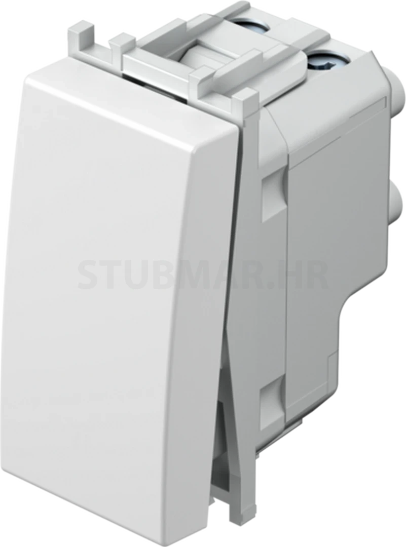 Prekidač križni 1M TEM Modul 16A bijeli