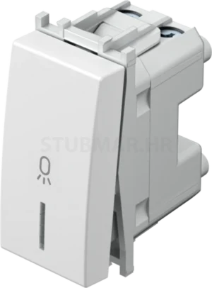 Tipkalo za svijetlo 1M TEM Modul 16A bijelo