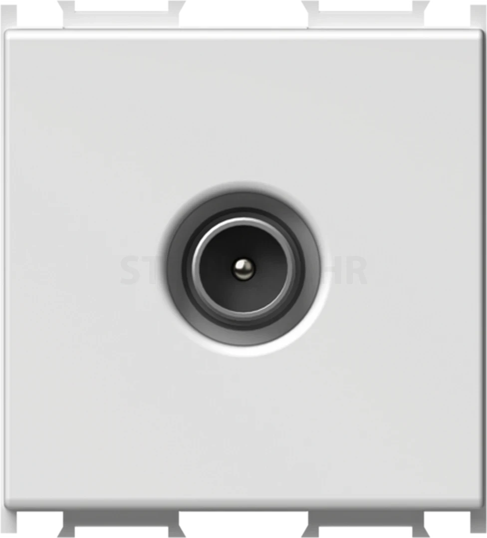 Utičnica TV osnovna TEM Modul 2M bijela