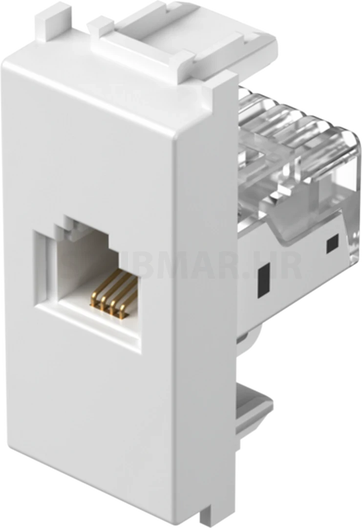 Utičnica telefonska 1M TEM Modul bijela