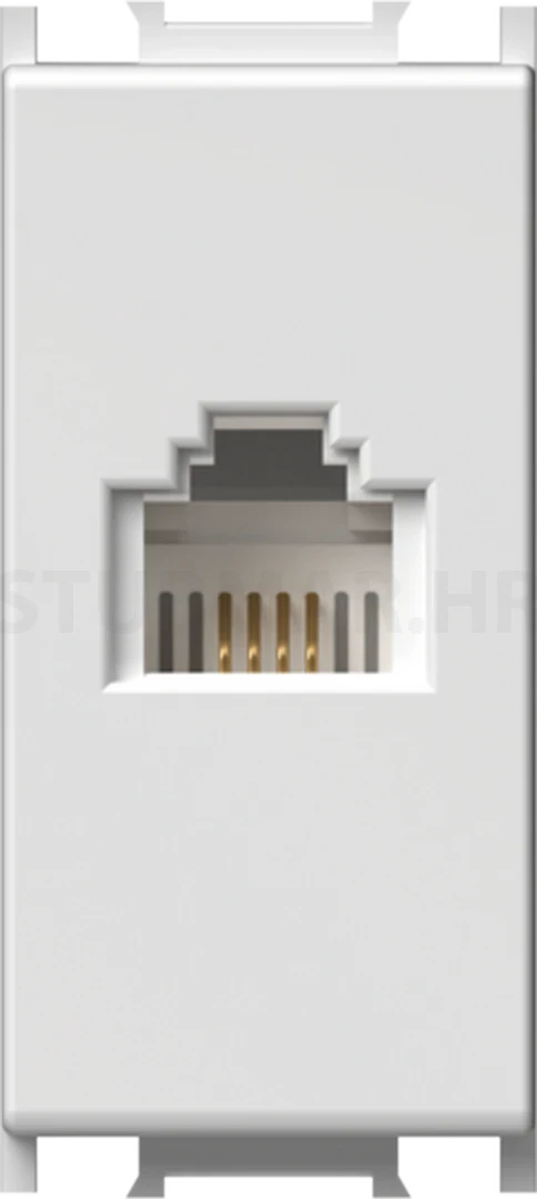 Utičnica telefonska 1M TEM Modul bijela