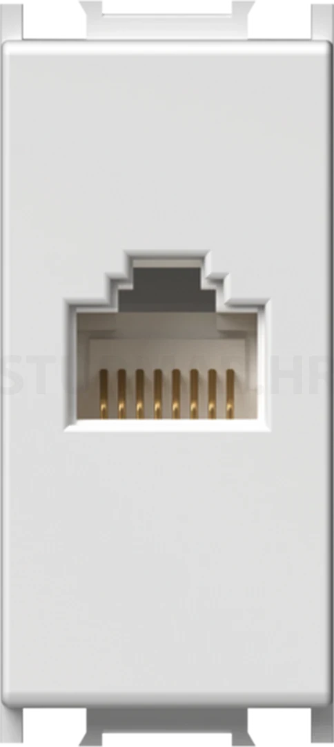 Utičnica za Internet CAT5e 1M TEM Modul bijela