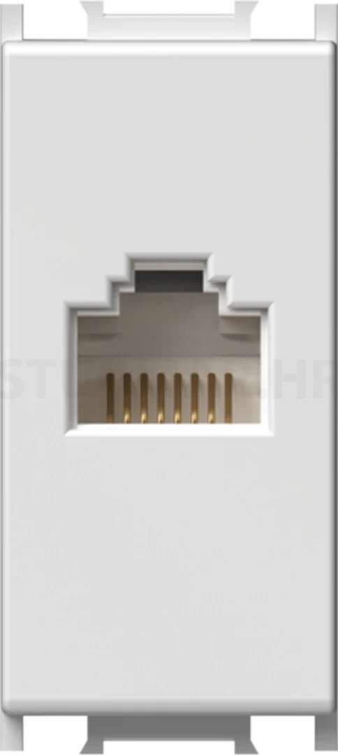 Utičnica za internet CAT6 1M TEM Modul bijela