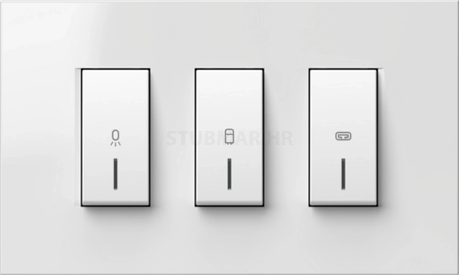 Kupaonski indikator TEM Modul Line bijeli