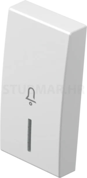 Tipka zvono s indikacijom 1M TEM Modul bijela
