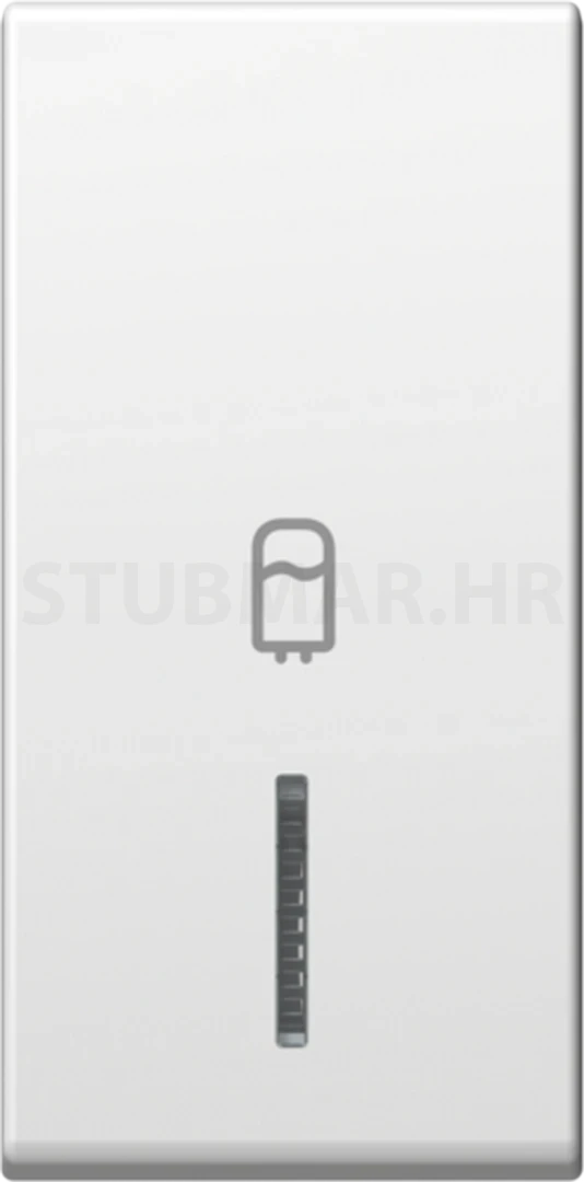 Tipka bojler s indikacijom 1M TEM Modul bijela