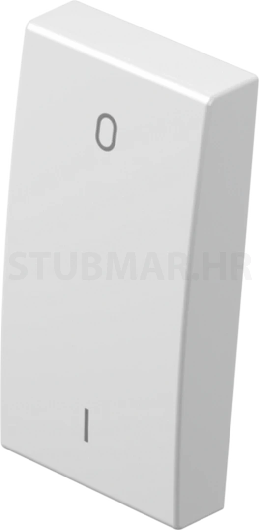 Tipka dvopolna 1M TEM Modul bijela