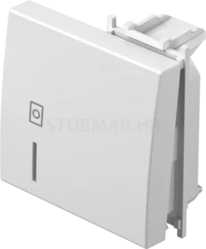 Tipka perilica s indikacijom 2M TEM Modul bijela