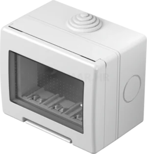 Kutija nadžbukna s poklopcem Cubo IP55 3M TEM Modul bijela