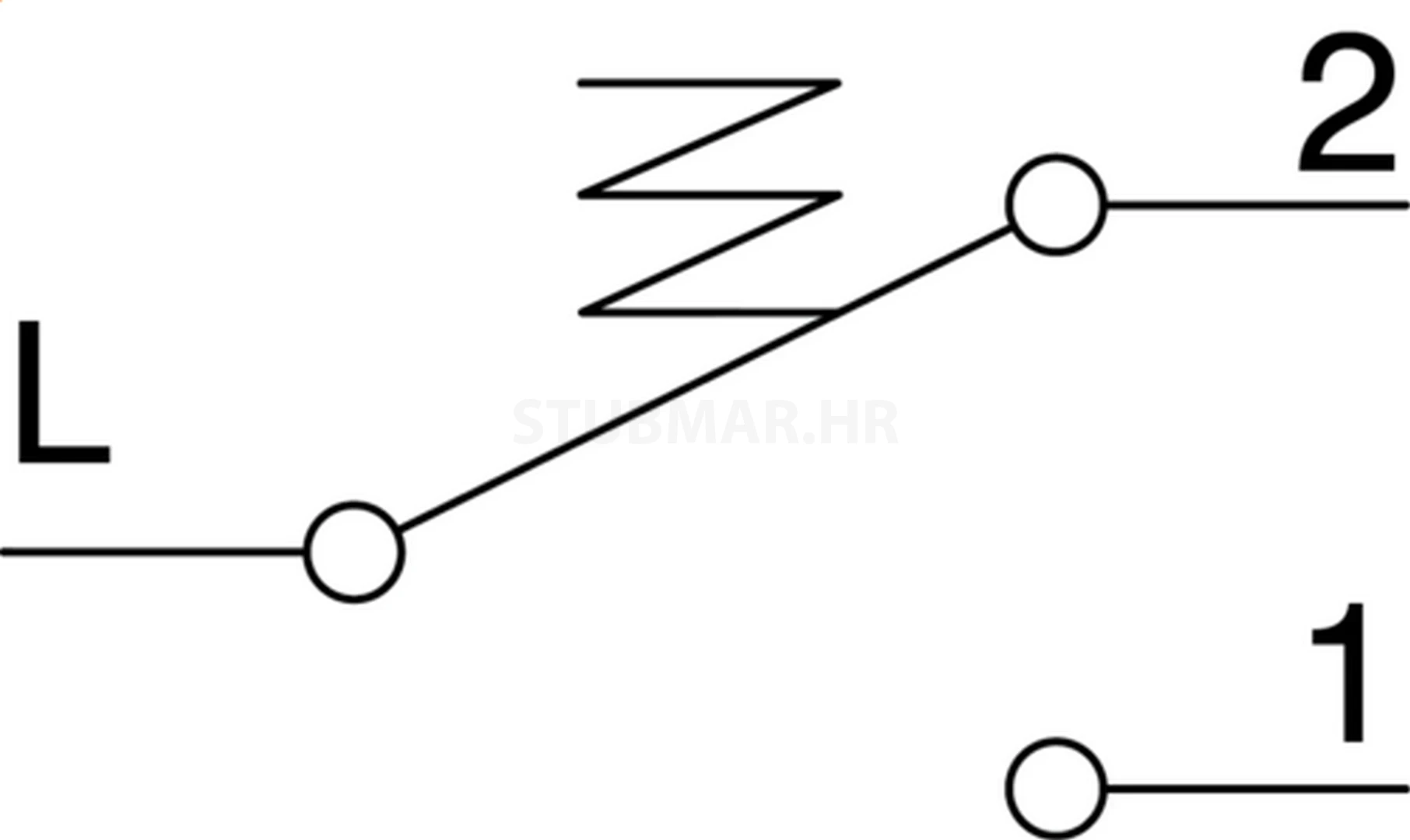 Tipkalo izmjenično 1M TEM Modul 16A shema