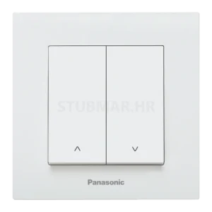 Tipkalo za žaluzine Panasonic Karre plus, Bijela