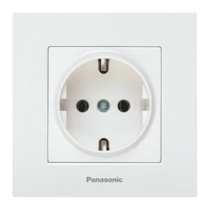 Utičnica šuko vijčana Panasonic Karre plus, Bijela