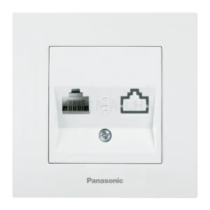 Utičnica za internet CAT5e Panasonic Karre plus, Bijela