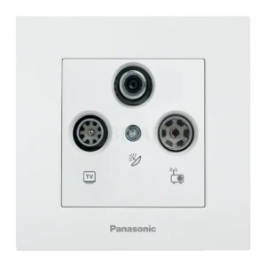 Utičnica SAT-TV-R Panasonic Karre plus, Bijela